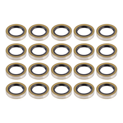 Lippert 2025047571 Double Lip Grease Seal, 3,500-4,400-lb. Axles, 1.719" Spindle Shaft Diameter, 2.561" Hub Bore Diameter, 20 Pack