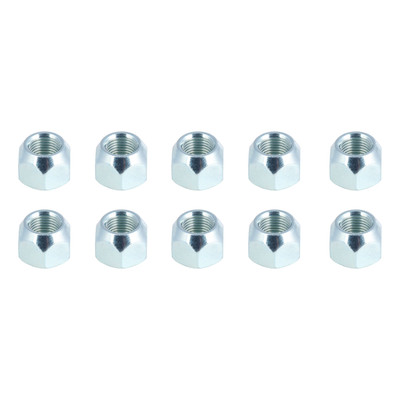 Lippert Trailer Axle 60° Cone Wheel Lug Nut - 1/2"-20 Thread Size (10-Pack) #2025027777
