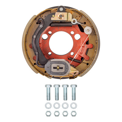 Lippert 2024055286 Electric Trailer Brake Assembly, 12-1/4" x 3-3/8", 8,000 lbs., Left Side, Retail Box