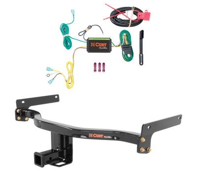 2015 - 2019 Lincoln MKC Curt 2", Class 3 Trailer Tow Hitch + 4-flat Wiring Kit 13194