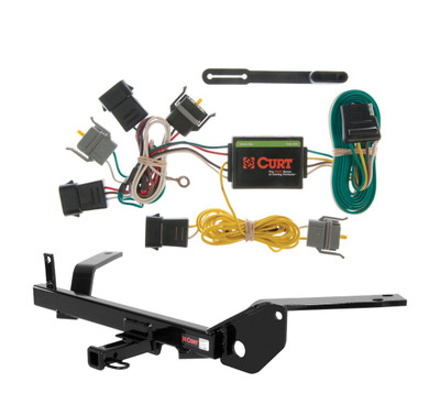 2000 - 2003 Ford Taurus Sedan Curt 1-1/4", Class 2 Trailer Tow Hitch + 4-flat Wiring Kit 12232