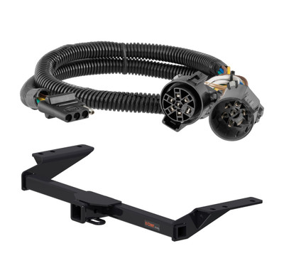 2019 - 2026 Chevrolet Blazer AWD models only (Excluding Premier) Curt 2", Class 3 Trailer Tow Hitch + 4-flat Wiring Kit 13418