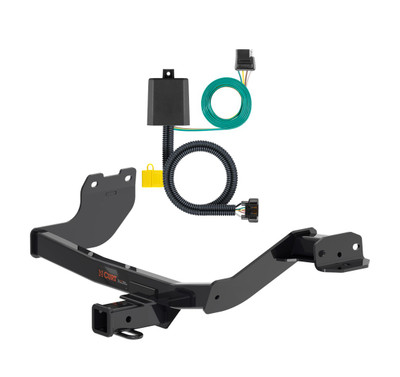 2022 - 2024 Hyundai Santa Cruz Curt 2", Class 3 Trailer Tow Hitch + 4-flat Wiring Kit 13486