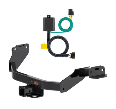 2021 - 2023 Hyundai Santa Fe Curt 2", Class 3 Trailer Tow Hitch + 4-flat Wiring Kit 13609