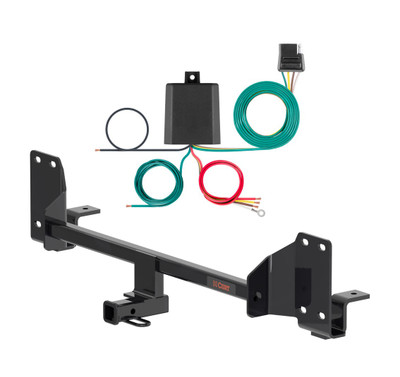 2023 - 2026 Honda Accord Sedan Curt 1-1/4", Class 1 Trailer Tow Hitch + 4-flat Wiring Kit 11665