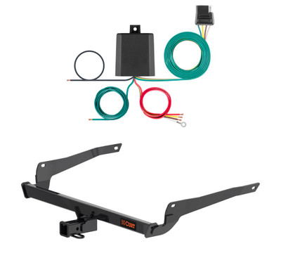 2024 - 2026 Mazda CX-90 Curt 2", Class 3 Trailer Tow Hitch + 4-flat Wiring Kit 13627