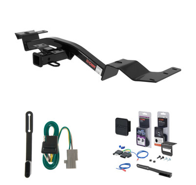 2001 - 2002 Toyota Sequoia Curt 2" Class 3 Trailer Tow Hitch + 5-Flat Wiring Kit Tow Boat/Utility Trailer with Surge Brakes 13440
