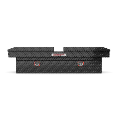 Weather Guard 72" x 20.5" x 18.38" Gull Wing Cross Box 124-5-04, Full Standard Truck Bed Tool Box, Gloss Black