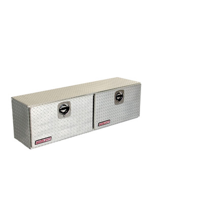 WEATHER GUARD 364-0-02 Hi-Side Truck Tool Box, 7.9 Cu Ft, 64.25" x 13.25" x 16", Aluminum Diamond Plate, Clear Coat