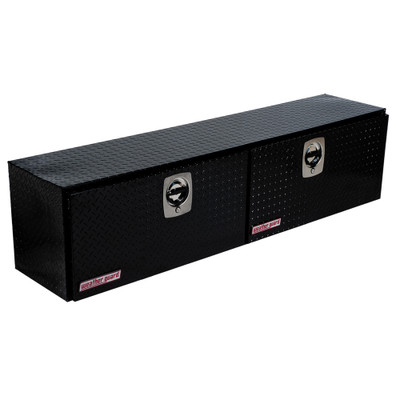 WEATHER GUARD 372-5-02 Hi-Side Truck Tool Box, 8.9 Cu Ft, 72.25" x 16" x 13.25", Aluminum Diamond Plate, Gloss Black