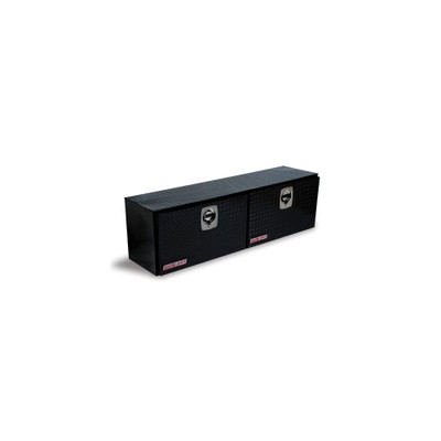 Weather Guard 364-5-02 Hi-Side Truck Tool Box, 7.9 ft³, 64.25"L x 13.25"W x 16"H, Aluminum Diamond Plate, Gloss Black