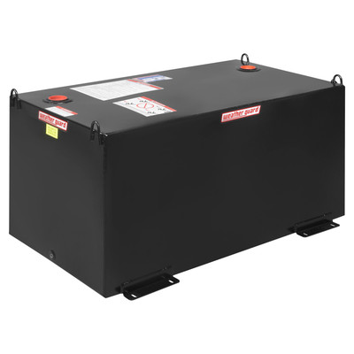 WEATHER GUARD 100 Gal Rectangle Transfer Tank 358-5-02, Diesel/Hydraulic Fluid, Black, Vented Cap