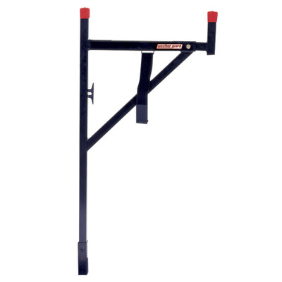 WEATHER GUARD 250 lbs, 52.5" Length, 2" Height Horizontal Rear Ladder Rack 1451-5, In-Bed Steel Black Powder Coat