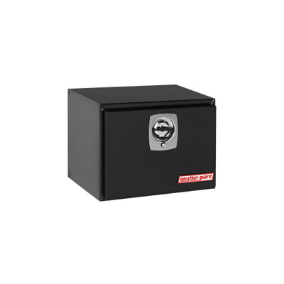 WEATHER GUARD 524-5-02 4.5 Cu Ft, 24" x 18" x 18" Steel Underbed Tool Box, Heavy Duty Welded, Gloss Black