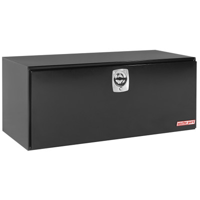Weather Guard 562-5-02 20 Cu Ft Steel Underbed Tool Box, 60" x 24" x 24", Heavy Duty Welded, Gloss Black