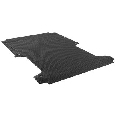 Weather Guard 89020 Van Floor Mat, 118" Wheelbase, 73.75" x 102.25", Black Thermoplastic Rubber Diamond Pattern