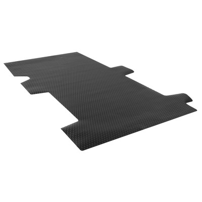 WEATHER GUARD 89027 Van Floor Mat, 160.75" x 68.5", Diamond Pattern, Black Thermoplastic Rubber