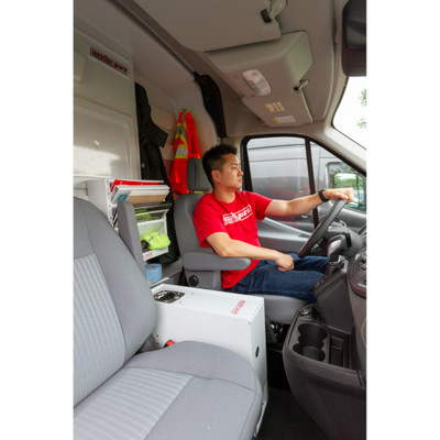 Weather Guard 96310-3-01 Composite Bulkhead for Ford Transit Mid-Roof Vans, CabMax Single-Piece Van Partition