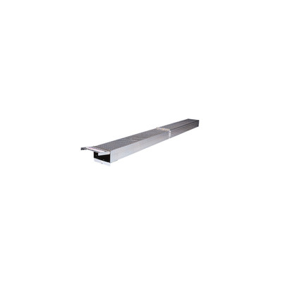 Weather Guard 238 Conduit Carrier Extension, 6"x6"x11", Aluminum Diamond Plate, Roof Rack Mount, 10ft Conduit Storage