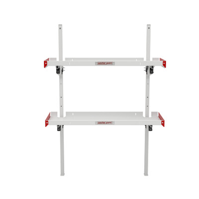 WEATHER GUARD 48" Folding Shelf 9548-3-01, Van Storage System, Heavy-Duty Steel Construction