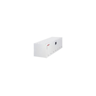 Weather Guard 9444-3-01 Wheel Well Cabinet, 42"W x 15"H x 14"D, White Steel Van Storage System