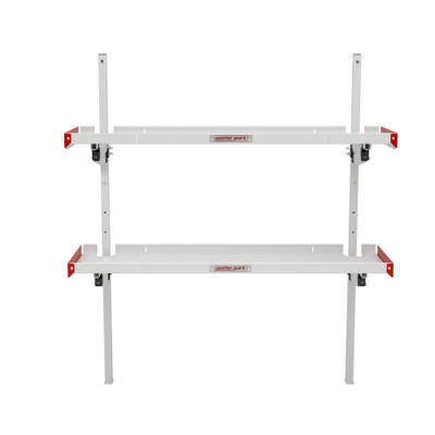 WEATHER GUARD 60" Folding Shelf Van Storage System 9560-3-01, Heavy-Duty Steel Construction