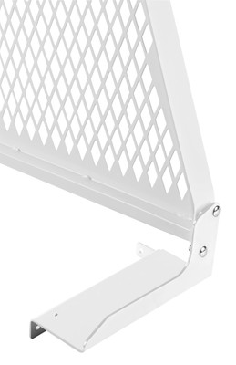 Weather Guard 1921-3-02 Cab Protector Mounting Kit, 5.75" H x 13" L x 4.75" W, 63.5-64" Bed Width, Steel, White