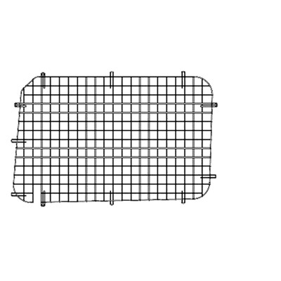 WEATHER GUARD 88063 30"H x 46"W x 0.1875"D Window Screen, 7 Gauge Steel, Black, Sliding Side Door