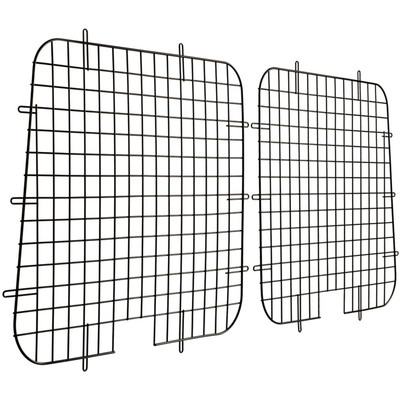 WEATHER GUARD 88041 Window Screens, 33.63" x 27.75", 7 Gauge Steel, Black Powder Coat, Rear Door Sprinter Van Security