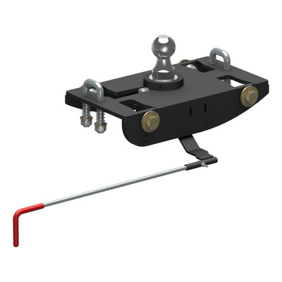 CURT 60705 38K GTW, 9.5K Vertical PowerHaul Double Lock Gooseneck Hitch, Fits Ram 2500/3500