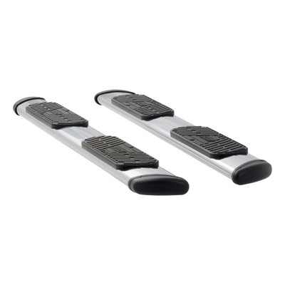 LUVERNE Regal 7 Polished Stainless 88" Oval Side Steps (No Brackets) 477088
