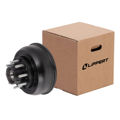 Lippert 2025077682 ABS 12-1/4" Brake Hub Assembly, 10K lb Axle, 8 on 6-1/2" Bolt Pattern, 5/8" Studs