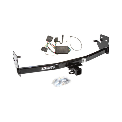 2004-2012 Chevrolet Colorado Draw-tite Class 4 Trailer Hitch, 2 Inch Square Receiver Bundle w/ Plug-n-Play T-One Wiring Harness