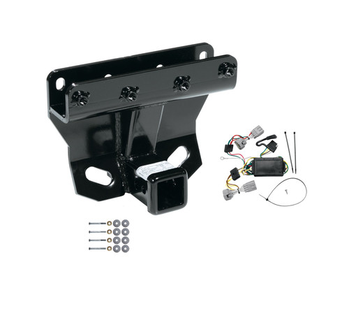 2005-2006 Jeep Grand Cherokee Except SRT-8 Draw-tite Class 3 Trailer Hitch, 2 Inch Square Receiver Bundle w/ Plug-n-Play T-One Wiring Harness
