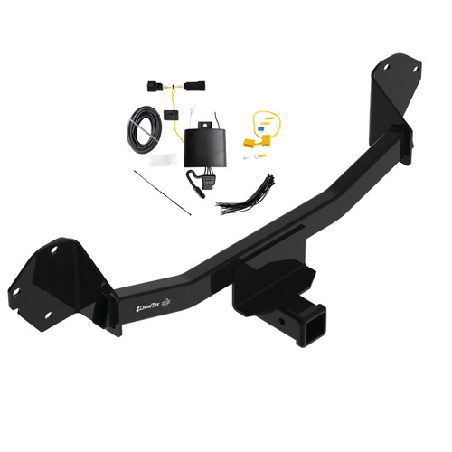 2022-2023 Chevrolet Bolt EUV Draw-tite Class 3 Trailer Hitch, 2 Inch Square Receiver Bundle w/ Plug-n-Play T-One Wiring Harness