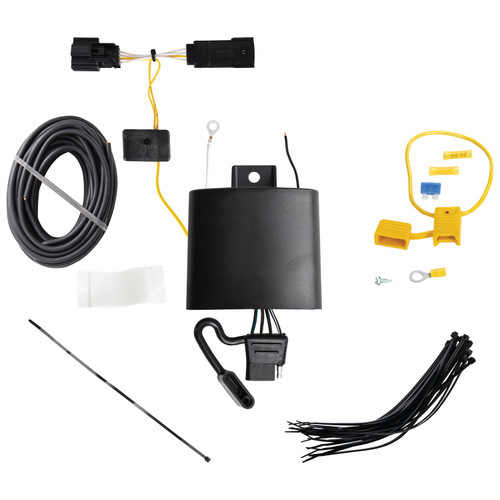 2022-2023 Chevrolet Bolt EUV Draw-tite Class 3 Trailer Hitch, 2 Inch Square Receiver Bundle w/ Plug-n-Play T-One Wiring Harness