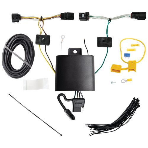 2022-2024 Genesis GV70 Draw-Tite Class 3 Trailer Hitch, 2 Inch Square Receiver Bundle w/ Plug-n-Play T-One Wiring Harness