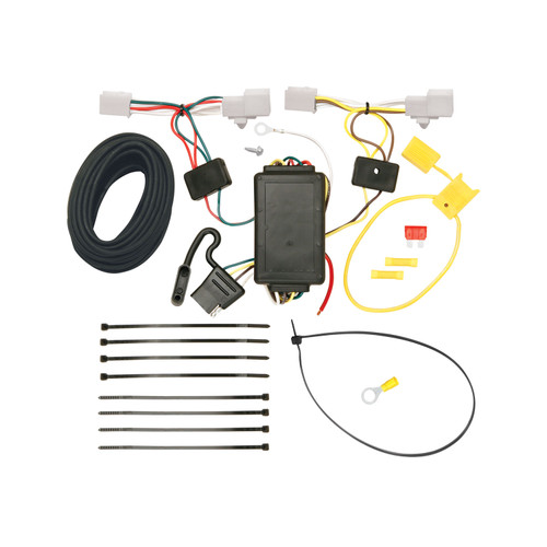 2007-2012 Lexus ES350 Draw-tite Class 2 Trailer Hitch, 1-1/4 Inch Square Receiver Bundle w/ Plug-n-Play T-One Wiring Harness