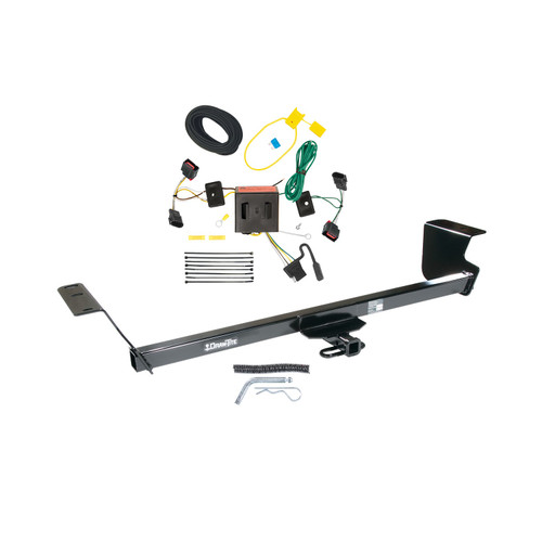 2008-2010 Chrysler Town & Country Draw-tite Class 2 Trailer Hitch, 1-1/4 Inch Square Receiver Bundle w/ Plug-n-Play T-One Wiring Harness