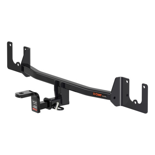 CURT 114843 Class 1 Trailer Hitch with Ball Mount, 1-1/4-In Receiver, Fits Select Toyota Prius C