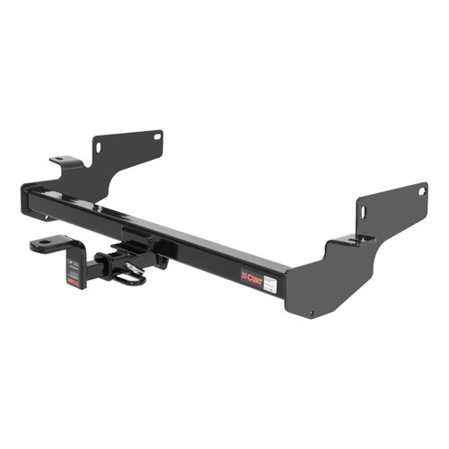 CURT 120583 Class 2 Trailer Hitch with Ball Mount, 1-1/4-In Receiver, Fits Select Cadillac DeVille, DTS