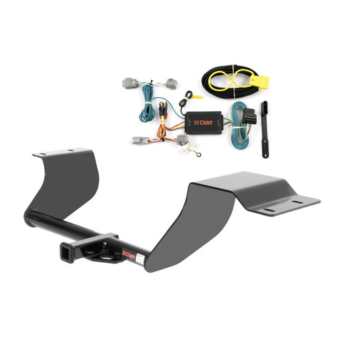 11 - 19 Ford Fiesta Hatchback CURT Class 1 1.25" Trailer Hitch w/ 4-flat Wiring Kit 11067