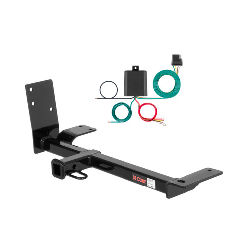 98 - 10 Volkswagen Beetle Hatchback, excluding turbo CURT Class 1 1.25" Trailer Hitch w/ 4-flat Wiring Kit 11066