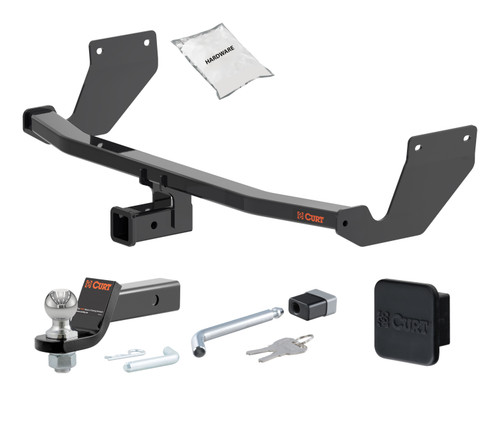 23 - 24 Lexus RZ450e 2in. CURT Trailer Hitch + Ball Mount + Cover + Lock Kit HWA1713