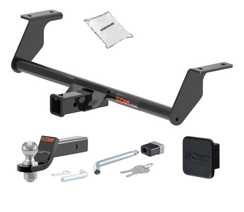 21 - 22 Buick Envision 2in. CURT Trailer Hitch + Ball Mount + Cover + Lock Kit HWA192