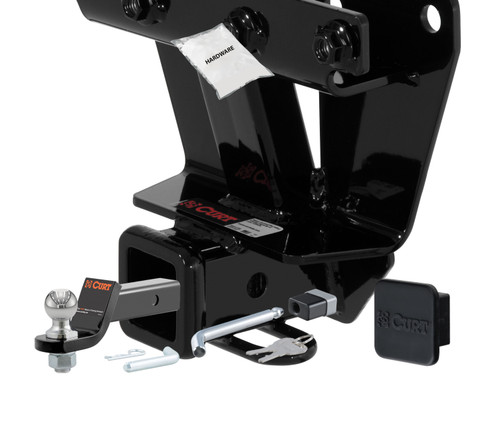 05 - 10 JEEP Grand Cherokee Excluding SRT8 2in. CURT Trailer Hitch + Ball Mount + Cover + Lock Kit HWA1557