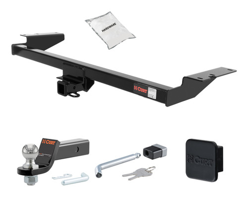 04 - 09 Nissan Quest 2in. CURT Trailer Hitch + Ball Mount + Cover + Lock Kit HWA2060