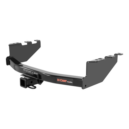 14 - 18 Chevrolet Silverado 1500 Excluding roll pan bumper, Tommy Gate lift or 10" drop bumper 2in. CURT Trailer Hitch + Ball Mount + Cover + Lock Kit HWA418