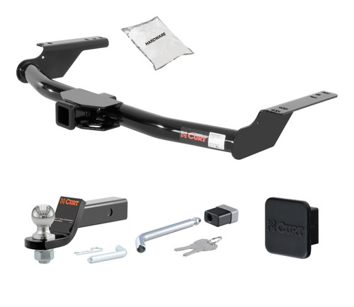 03 - 09 Toyota 4Runner 2in. CURT Trailer Hitch + Ball Mount + Cover + Lock Kit HWA2349