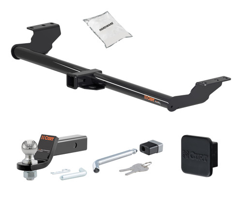 18 - 24 HONDA Odyssey 2in. CURT Trailer Hitch + Ball Mount + Cover + Lock Kit HWA1372